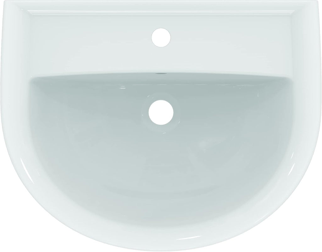 Ideal Standard - Eurovit Washbasin 600x470mm Single Hole - White