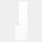 roomfitters Set of Two 75.25'' Pantry Cabinets with Glass Doors, Traditional Hutch Display Cabinet for Living Room and Kitchen, White
