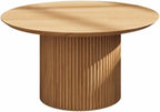 Round Tea Table Balcony Side a Few Small Family Living Room Ash Wood Round Wabi-sabi Wind Log