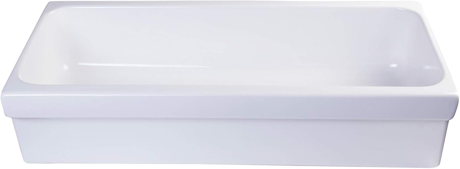 Alfi AB36TR Alfi Brand 35.5" Above Mount Fireclay Bath, 36", White
