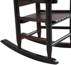 Durable ESP Children's Oak Rocking Chair, Indoor Outdoor Dual Use Toddler Rocker, Sturdy Safe Smooth Curved Design, Weather Resistant for Bedroom, Garden, Patio, Backyard and Balcony
