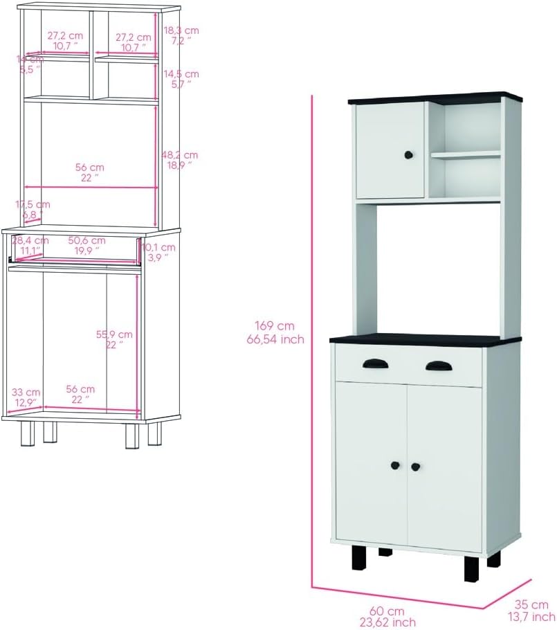 Pantry Storage Cabinet, Sideboard Locker for Small Space, for Kitchen Living Room,for Kitchen Home