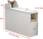 Side Tables Living Room Small Side Table Sofa Sideboard Cabinet Sandwich Narrow Gap Next to Light Luxury Corner Bedside Coffee(25x90x55cm)