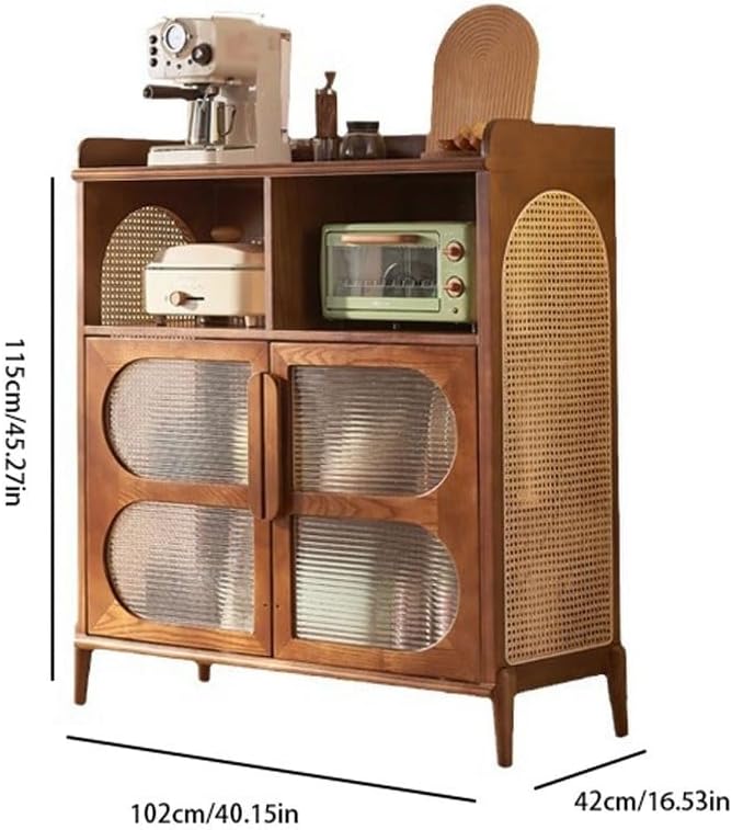 Entryway Cabinet Dining Room Sideboard Living Room Home Kitchen with Door Storage Cabinet Entrance Cabinet Double Door Tea Cabinet Sideboard Storage Cabinet