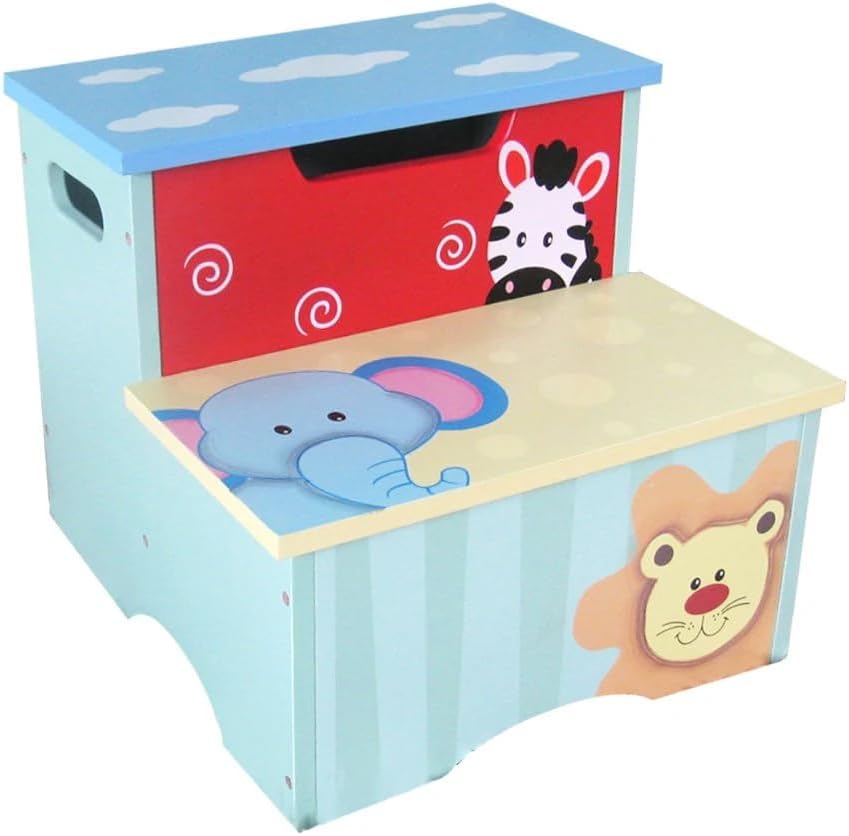 Funnel Joseph Boys Blue Animal Step Stool
