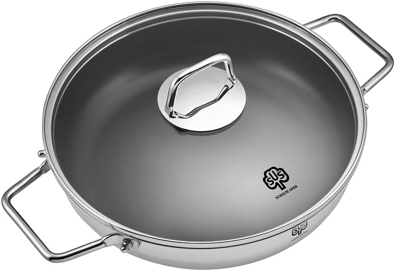 Schulte-Ufer Wega 64056-965-26 Coated Sauté Pan Stainless Steel with a Diameter of 26 cm