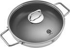 Schulte-Ufer Wega 64056-965-26 Coated Sauté Pan Stainless Steel with a Diameter of 26 cm