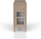 Dining Cabinet with Glass Doors and Ample Storage Space,for Kitchen