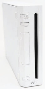 BOXED Nint endo Wii RVL-001 Console - White Retro Gaming System with Up-To-Date Wii-Mote Controller Bundle (Renewed)
