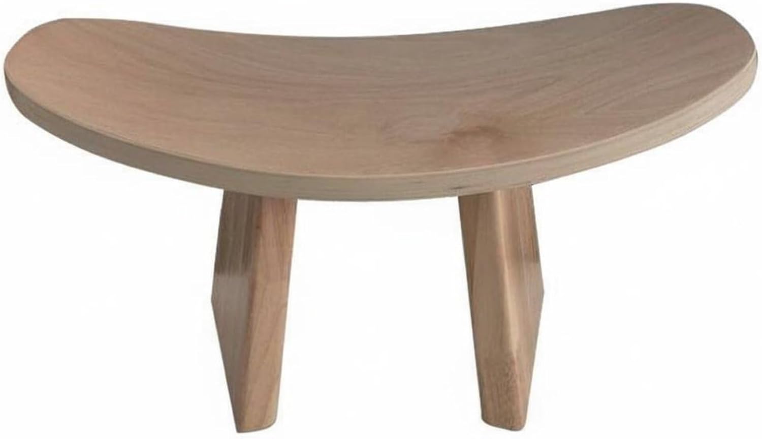 Meditation Bench Kneeling Stool Comfortable Seating Enhanced Posture Base Portable Assembly Convenient Storage Suitable for Mindfulness Practice Home Exercise Space, Natural Wood, S