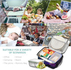 Cheetah Tiger Galaxy Lunch Box for Boys Girls Insulated Lunch Bag Kids Cooler Tote Shoulder Strap Reusable School Picnic Travel Office