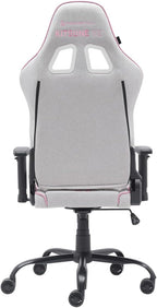 NEWSKILL Kitsune V2 Breathable Fabric Gaming Chair, Lumbar and Cervical Cushions Included, 180 Recliner, Supports up to 300 lbs, Pink
