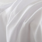 Dorm Bed Skirt, Dorm Bed Skirt Twin XL, 100% Microfiber Dorm Bed Skirts, Twin Extra Long Dorm Bedding, Split Corner, Twin XL 32" Drop (White)