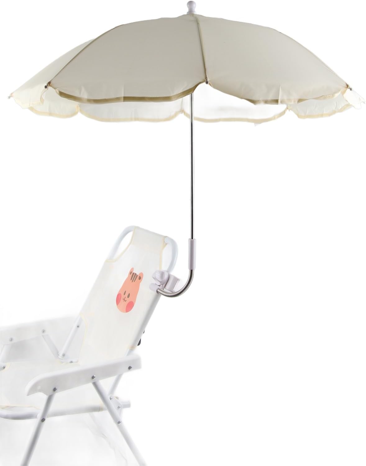ZJchao Children Camping Chairs Cartoon Animal Lovely Style Metal Support Durable PP Foldable Portable Beach Folding Chair