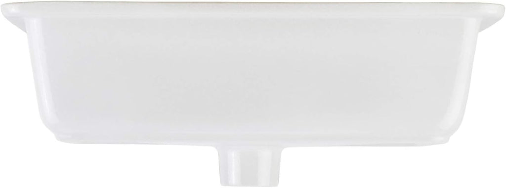 Signature Hardware 447966 Destin 20" Vitreous China Undermount Bathroom Sink - Glazed Underside
