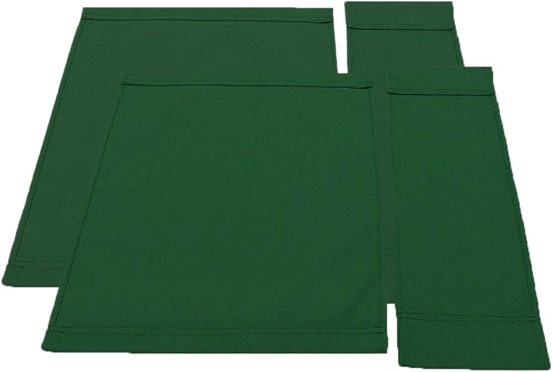 2 Set Replacement Cover Canvas for Directors Chair, 20cm X 52cm + 52cm X 42cm, Green