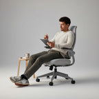 Sunaofe Resistance Ergonomic Office Chair with 135° Recline, 3D Armrests, Breathable Mesh & Adaptive Lumbar Support - 5 Year Warranty