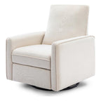 Davinci Penny Recliner and Swivel Glider in Performance Cream Eco-Weave, Water Repellent, Greenguard Gold Certified, CertiPUR-US Certified