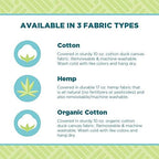 Bean Products Meditation Cushion Mat Set - Zafu Floor Pillow Organic Buckwheat Pillow + Cotton Filled Zabuton Prayer Pad - Meditation Pillow Yoga Knee Pad - Made in USA - 14" Round or 18" Oval