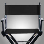 Filmcraft Short Black Frame Director Chairs (Black Frame/Black Canvas)