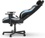 DXRacer Drifting L Ergonomic Video Gaming Chair with Lumbar Support and Headrest, Office Reclining Computer Chair for Adults, Racing Style Height Adjustable (EPU Leatherette, Black Blue)