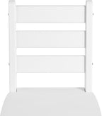 WestinTrends Treehouse Outdoor HDPE Kids Plastic Toddler Dining Chair (Set of Two), White