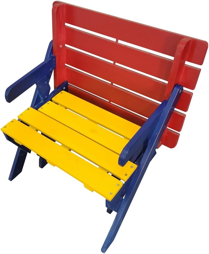 Saiveina Outdoor or Indoor Wood Children Adirondack Chair,White
