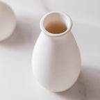 Ceramic Bud Vase Set of 12, White Small Vases | Mini single stem vases for flowers, wedding centerpieces, dining table, shelf display, modern decor accents