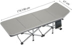 Camping Bed Portable Foldable Bed Office Single Nap Recap Chair Easy Companion Folding Bed(Small)