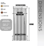 48 x 80 Inch Accordion Door - PVC Foldable Interior Folding Closet Door with Trimmable Height, Track Hardware Kit, Magnetic Closure for Bedroom Room Divider, White Oak