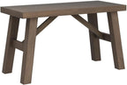 Wnutrees Sawmill Wood Bench, 30" Farmhouse Entryway Bench for Living Dining Room, Rustic Entry Way Benches Seat, Solid Wood, Handcraft Finshed, Natural
