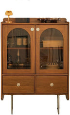 Entryway Cabinet Nordic Medieval Style Dining Sideboard Household Small Apartment Retro Storage Cabinet Restaurant Display Cabinet Sideboard Storage Cabinet