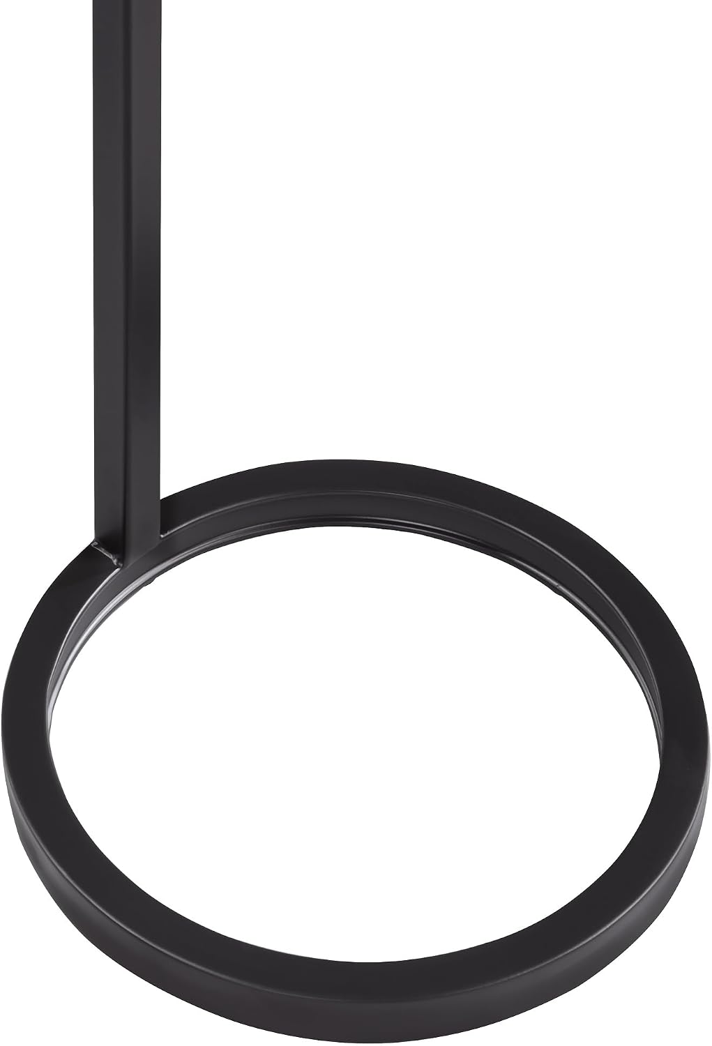 Penau Round Metal Accent Table, Antique Bronze Finish, Geometric Openwork Design, Small Side Table for Living Room Sofa Bedside, Felt Floor Pads, 10 x 10 x 24.38 Inchs