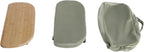 LOYALHEARTDY Meditation Bench - Bamboo Wood, Foldable Meditation Stool with Velvet Cushion Cover & Carrying Bag - Prayer Kneeler Chair for Yoga Or Sitting (Green)