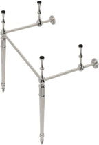 Kingston Brass VPB33226 Edwardian Brass Console Sink Legs, Polished Nickel