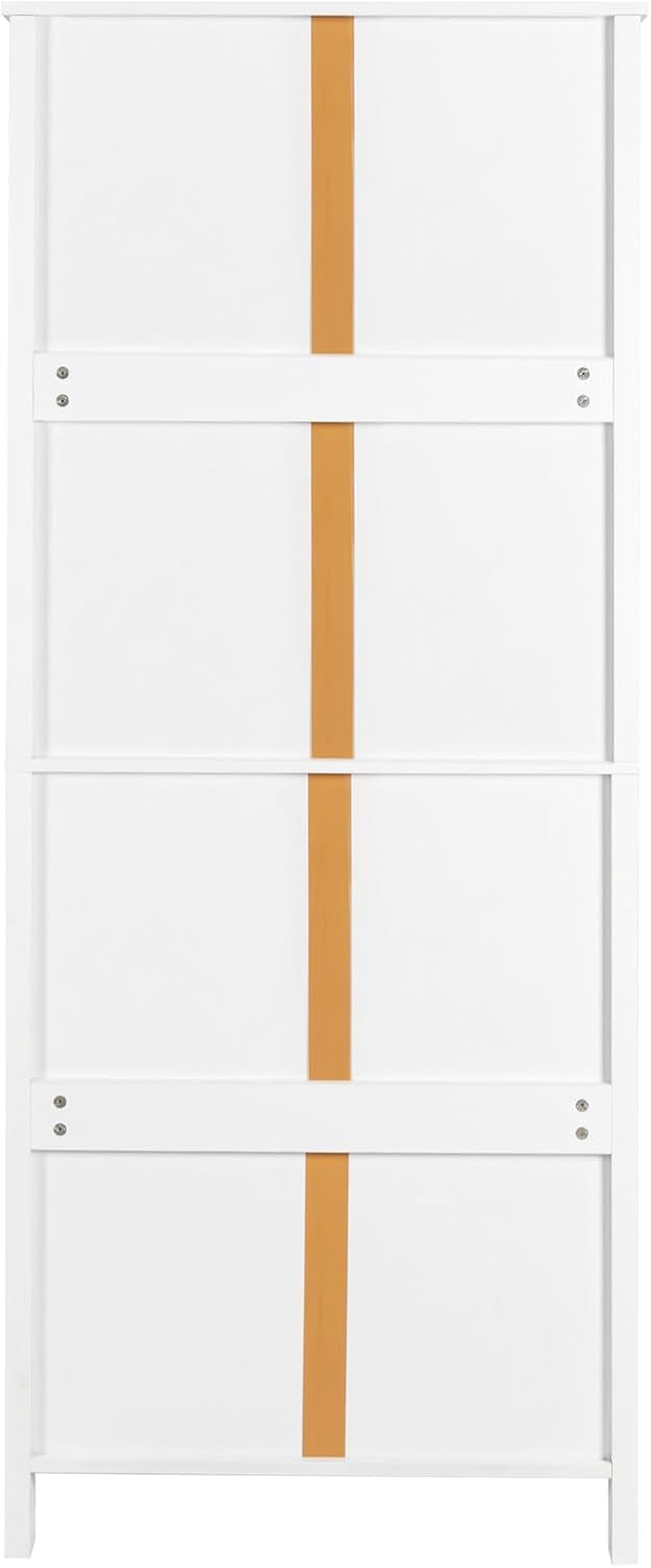70.87" Tall Kitchen Pantry, Storage Cabinet, Kitchen Cabinet, Drawer and Adjustable Shelves, for Kitchen, Dining Room, White,15.75 * 29.53 * 70.87