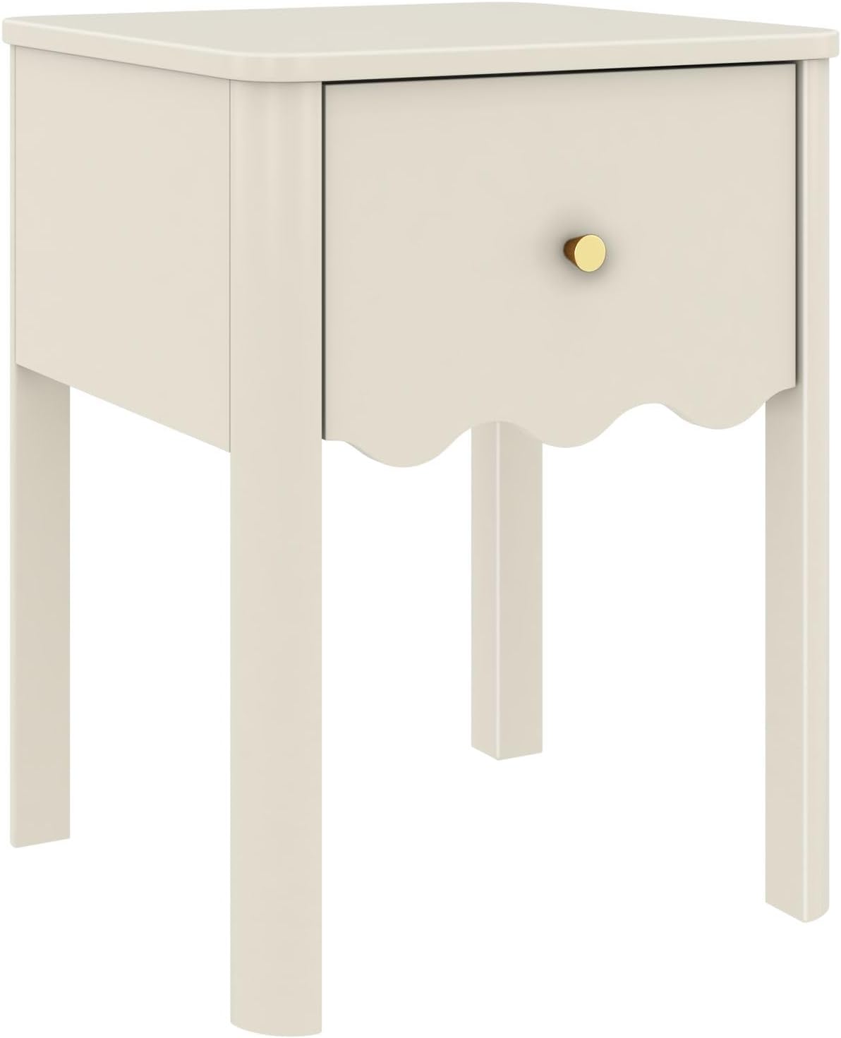Max & Lily Sutton Nightstand, Linen White