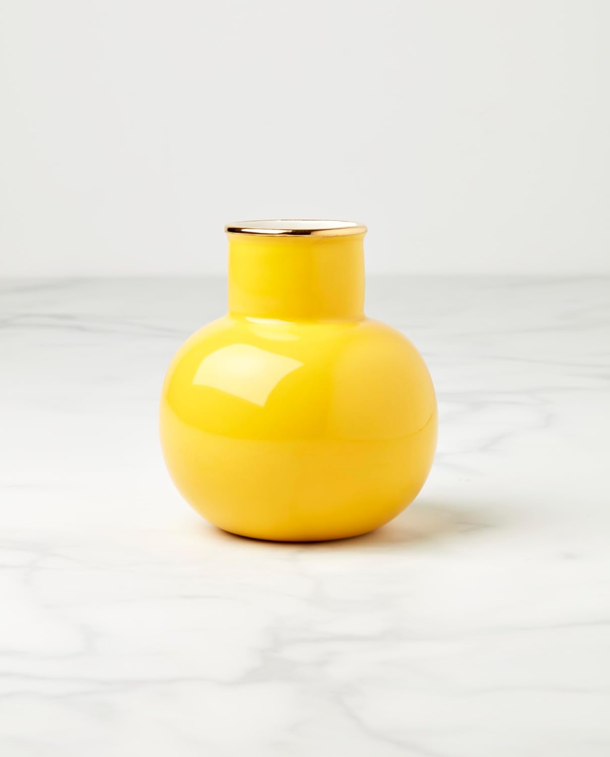 Kate Spade New York Yellow Make It Pop Small Vase, 0.68