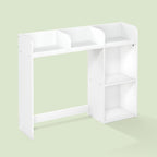 Hagen Desktop Bookshelf, Desk Hutch, Desk Organizer with 5 Shelves, for Home Office, Study Room, White