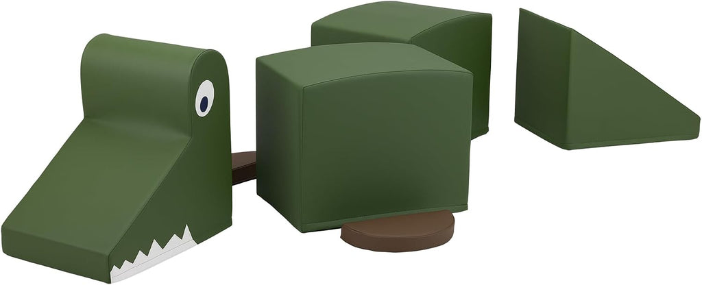 Sprogs Foam Crocodile Bench – Fun and Functional Seating for Preschool, Daycare, and Home Play Areas