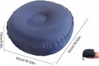 Inflatable Meditation Cushion,Seating Indoor Outdoor Meditation Pillow, Comfortable Lightweight Yoga Cushion for Travel Office, Dark Blue