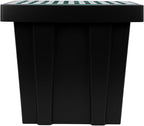 Square Catch Basin with Fiberglass Grate & Debris Basket PE Integrated Rainwater Well Infiltration Collection Well Municipal Pipeline & Commercial Use
