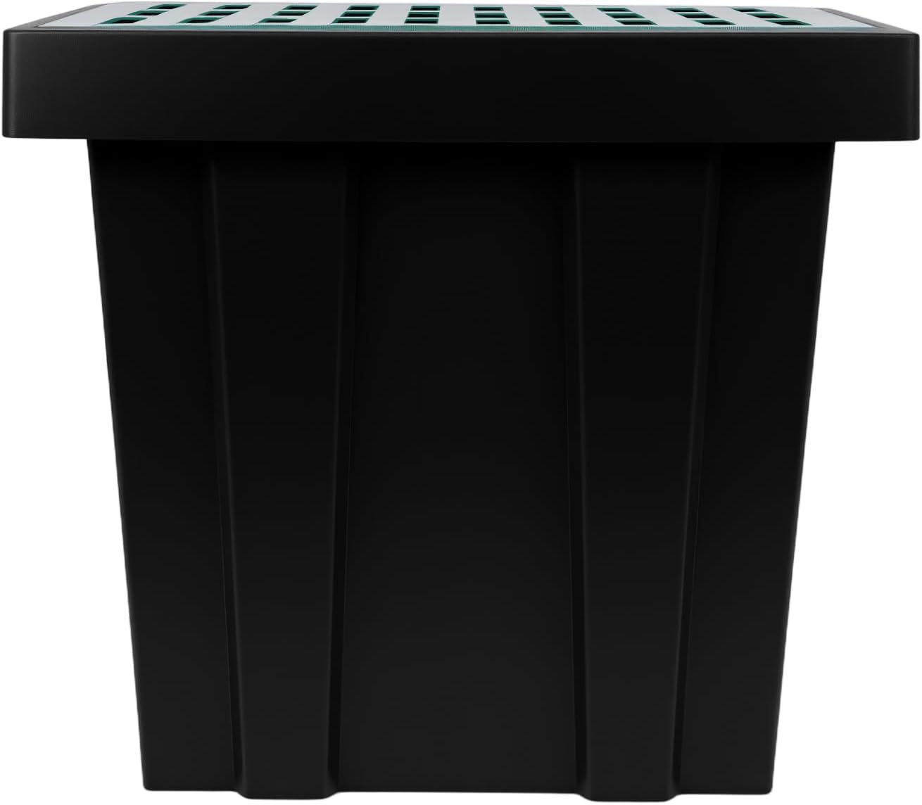 Square Catch Basin with Fiberglass Grate & Debris Basket PE Integrated Rainwater Well Infiltration Collection Well Municipal Pipeline & Commercial Use