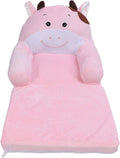 Foldable Kids Sofa Cute Cartoon Soft Comfortable Children Folding Couch Sofa Bed for Boys Girls Bedroom (2 Layers)