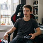 SUBSONIC Assassin's Creed Gaming Chair, Modern Black Faux Leather, Ergonomic, Lightweight, Arm Rest, Recliner, 150kg, 53cm Seat Depth