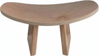 Mindful Kneeling Stool Solid Wood Meditation Stool Smooth Home Seating, Natural Wood Color, Medium 42 21 18 CM