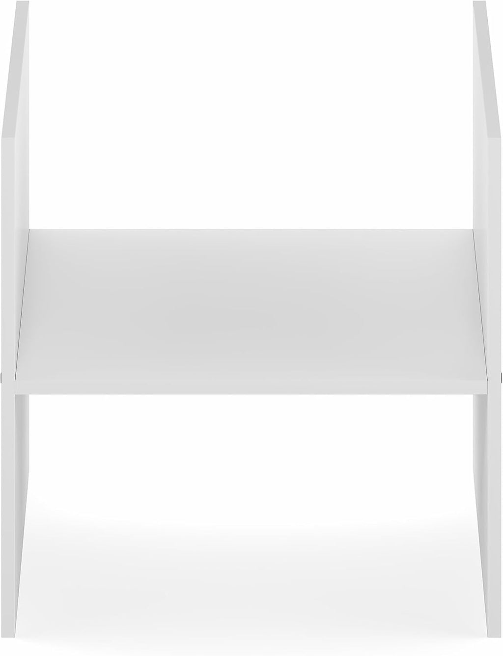 Furinno Cubicle Cube Insert, H-Shelf Cube Organizer, 2-Tier Shelf Accessory, Fits into Furinno Triple Thick Cubes, IKEA Kallax, for Organizers and Storage, White