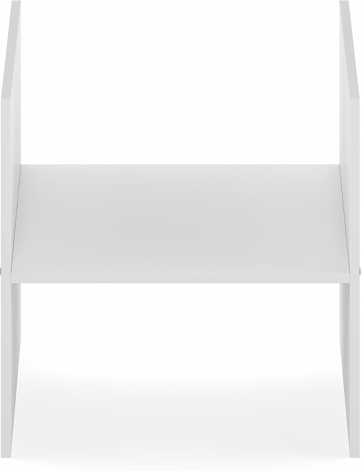 Furinno Cubicle Cube Insert, H-Shelf Cube Organizer, 2-Tier Shelf Accessory, Fits into Furinno Triple Thick Cubes, IKEA Kallax, for Organizers and Storage, White