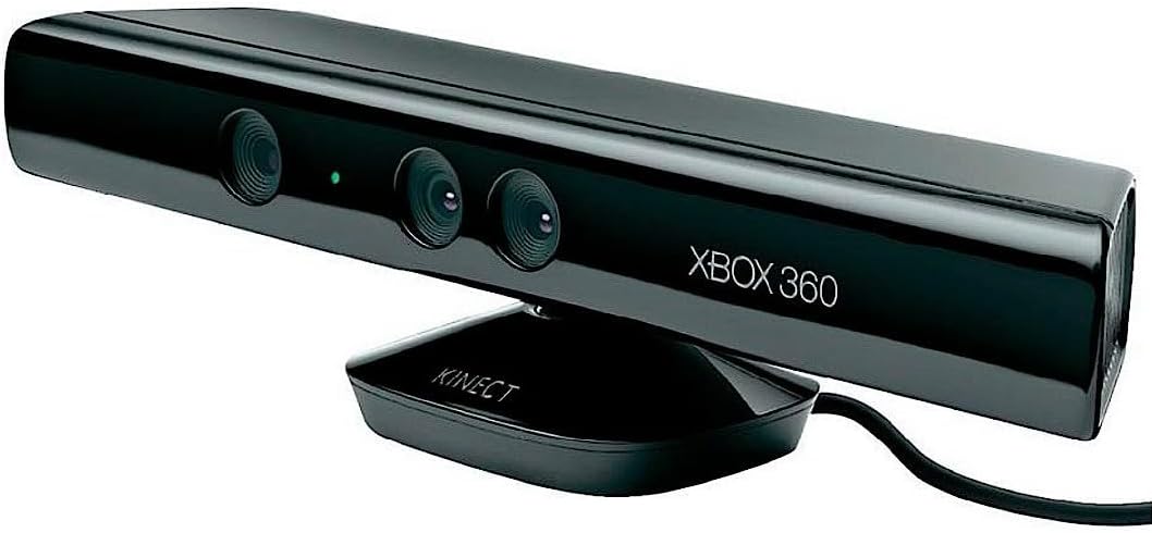 XBOX 360 Microsoft Kinect Sensor Bar Only Black 1414 Wired Motion Sensor Camera (Renewed)