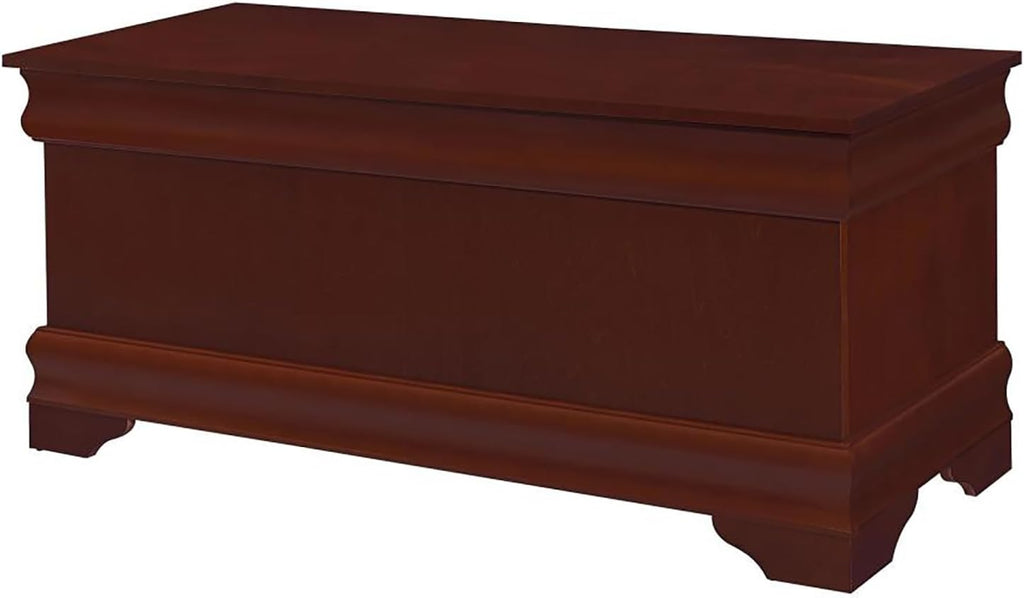 Warm Brown Cedar Chest - Wood Lined Storage Cozy Winter Family-Friendly Decor